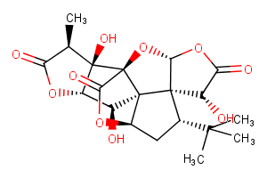 Ginkgolide B Chemical Structure