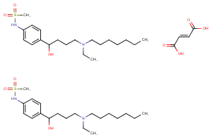 Ibutilide Fumarate Chemical Structure