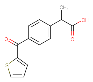 Suprofen Chemical Structure