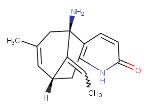 (-)-Huperzine A Chemical Structure