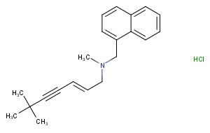 Terbinafine hydrochloride Chemical Structure