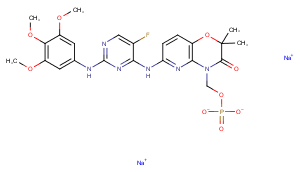 Fostamatinib Disodium Chemical Structure