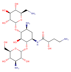 Amikacin Chemical Structure