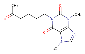 Pentoxifylline Chemical Structure