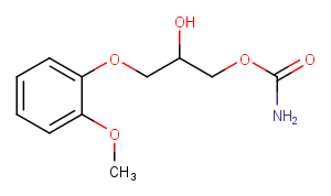 Methocarbamol Chemical Structure