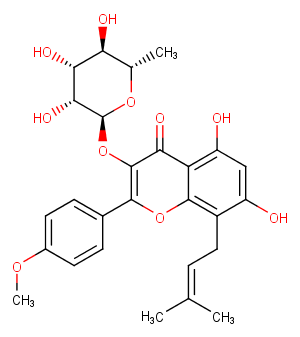 Baohuoside I Chemical Structure