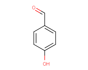 p-Hydroxybenzaldehyde Chemical Structure
