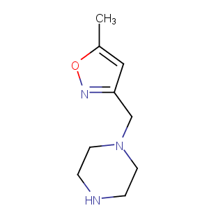 1-[(5-methylisoxazol-3-yl)methyl]piperazine