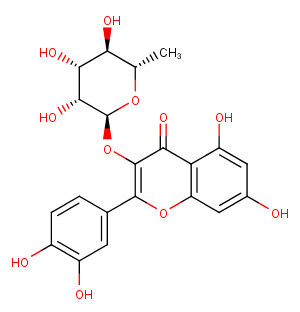 Quercitrin Chemical Structure