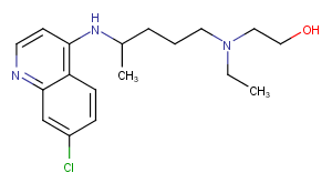 Hydroxychloroquine Chemical Structure