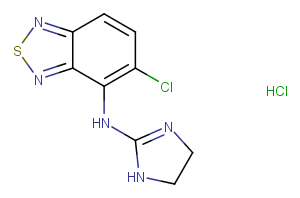 Tizanidine hydrochloride Chemical Structure