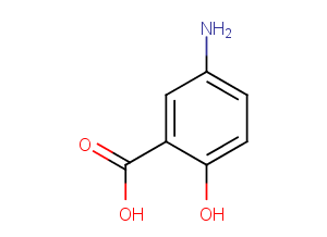 5-Aminosalicylic Acid Chemical Structure