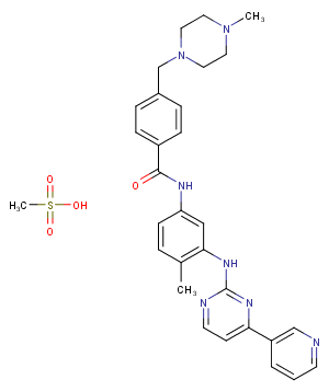 Imatinib Mesylate Chemical Structure