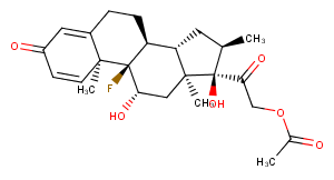 Dexamethasone acetate Chemical Structure