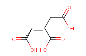 Aconitic Acid Chemical Structure