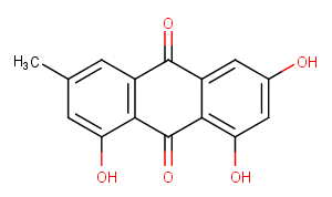 Emodin Chemical Structure