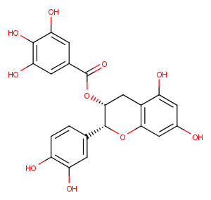 (-)-Epicatechin gallate Chemical Structure