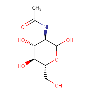 N-Acetyl-D-Glucosamine Chemical Structure