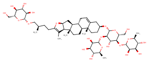 Pseudoprotodioscin Chemical Structure