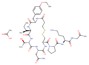 Atosiban acetate Chemical Structure