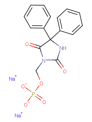 Fosphenytoin disodium Chemical Structure