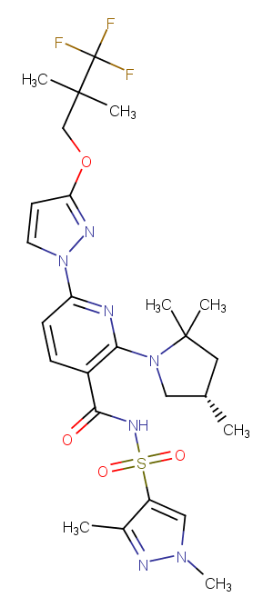 Elexacaftor Chemical Structure