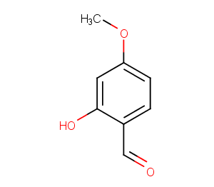 2-Hydroxy-4-methoxybenzaldehyde Chemical Structure