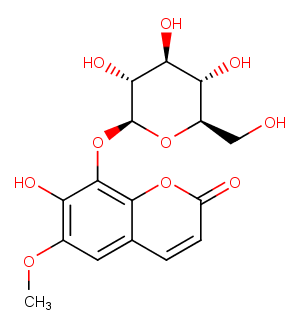 Fraxin Chemical Structure