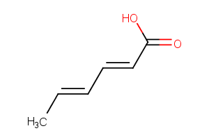 Sorbic acid Chemical Structure