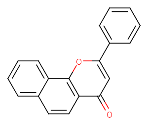 alpha-Naphthoflavone Chemical Structure