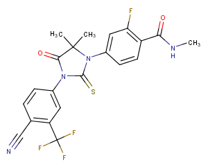 Enzalutamide Chemical Structure