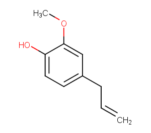 Eugenol Chemical Structure