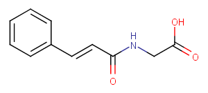 Cinnamoylglycine Chemical Structure