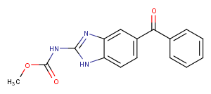 Mebendazole Chemical Structure