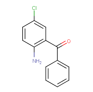 2-Amino-5-chlorobenzophenone Chemical Structure