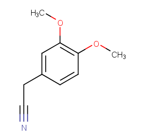 Homoveratronitrile Chemical Structure