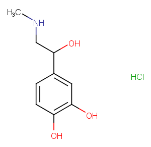 DL-Adrenaline Hydrochloride Chemical Structure