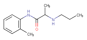 Prilocaine Chemical Structure