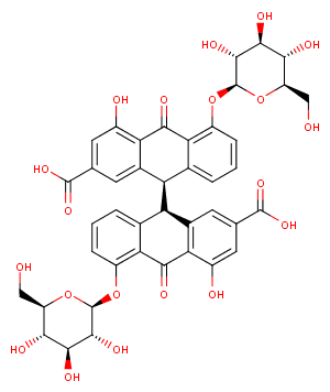 Sennoside A Chemical Structure
