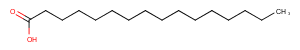 Palmitic acid Chemical Structure