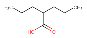 Valproic Acid Chemical Structure