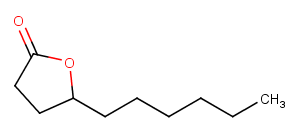 Gamma-decalactone Chemical Structure