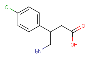 Baclofen Chemical Structure
