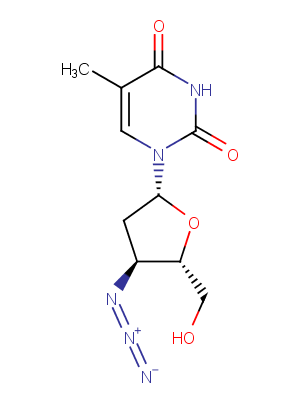 Zidovudine Chemical Structure