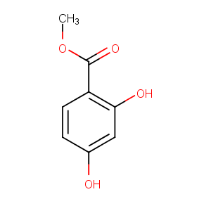 Methyl 2,4-dihydroxybenzoate Chemical Structure