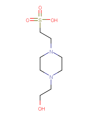 HEPES Chemical Structure