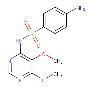 Sulfadoxine Chemical Structure