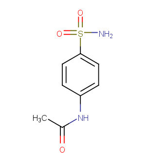 4-Acetamidobenzenesulfonamide Chemical Structure