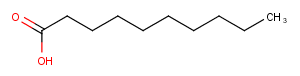 Decanoic Acid Chemical Structure
