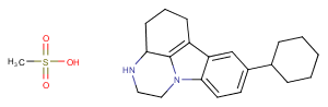 Tetrindole mesylate Chemical Structure